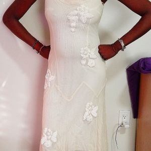 Hand sewn wedding dress... 100% silk